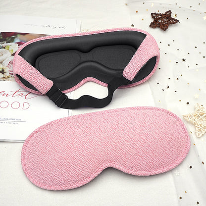 3D Blackout Eye Mask with Nasal Wing