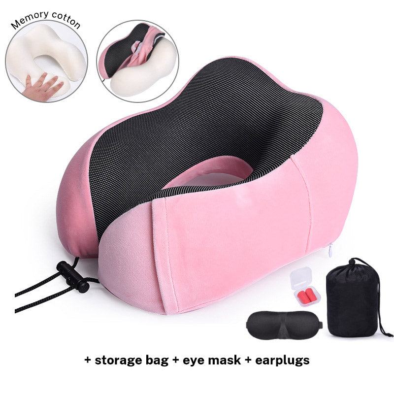 U Shaped Memory Foam Travel Pillow
