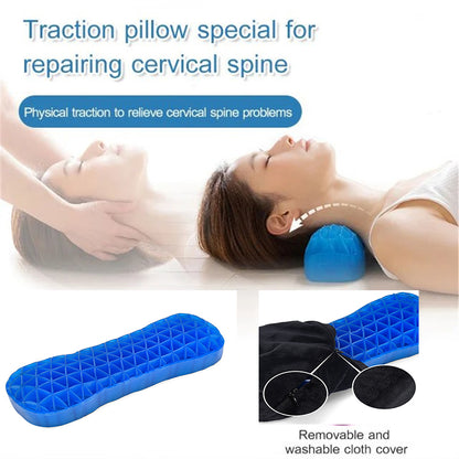Gel Cervical Pillow - Honeycomb Breathable Massage Neck Support