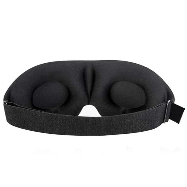 3D Memory Foam Sleep Eye Mask - Black Blackout
