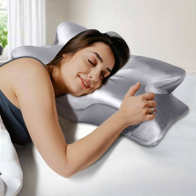 Butterfly Shape Memory Foam Neck Support Pillow for Ultimate Comfort