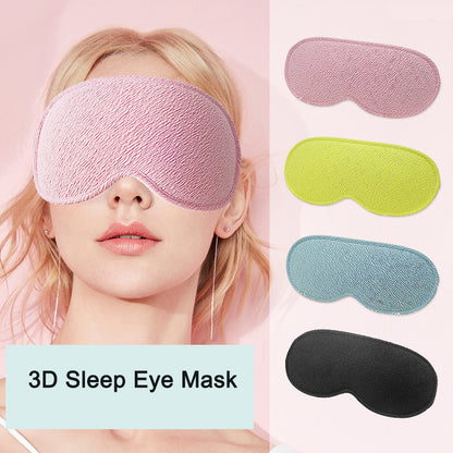 3D Blackout Eye Mask with Nasal Wing