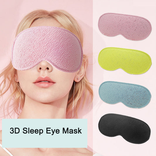 3D Blackout Eye Mask with Nasal Wing