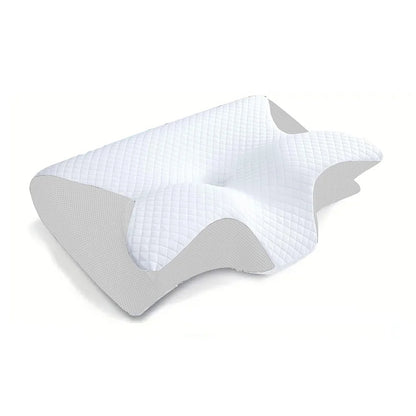 1pc Memory Foam Cervical Pillow - 2 in 1 Ergonomic Contour Orthopedic Pillow for Neck Pain