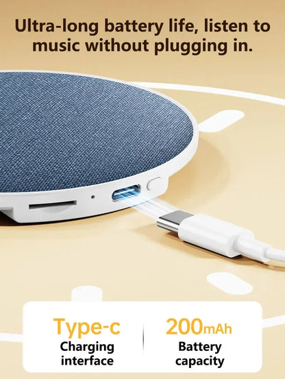 Ultra-Slim Under-Pillow Sleep Speaker with HiFi Bone Conduction & Noise Reduction