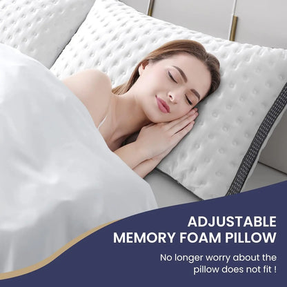 BedStory Cooling Pillow 1 Pack Q/K, Cooling Gel Memory Foam Bed Pillow, Medium Firm Pillow for Sleeping, CertiPUR-US Certified