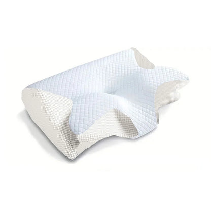 1pc Memory Foam Cervical Pillow - 2 in 1 Ergonomic Contour Orthopedic Pillow for Neck Pain