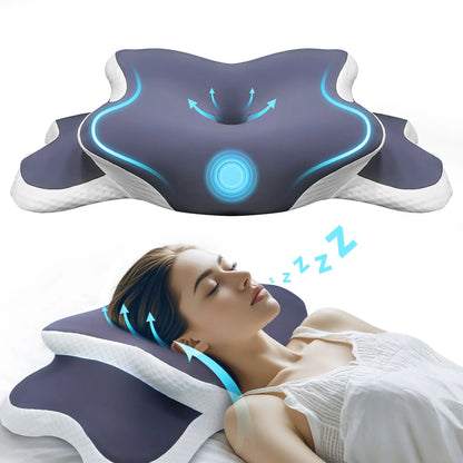 Butterfly Memory Foam Pillow - Cervical Pillow for Neck Pain Relief