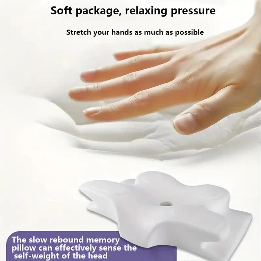 Memory Foam Cervical Pillow - Butterfly Shaped Neck Support for Pain Relief