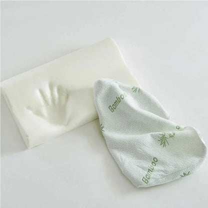 Bamboo Fiber Pillow Slow Rebound Health Care Memory Foam Pillow Orthopedic Neck Support Pillow