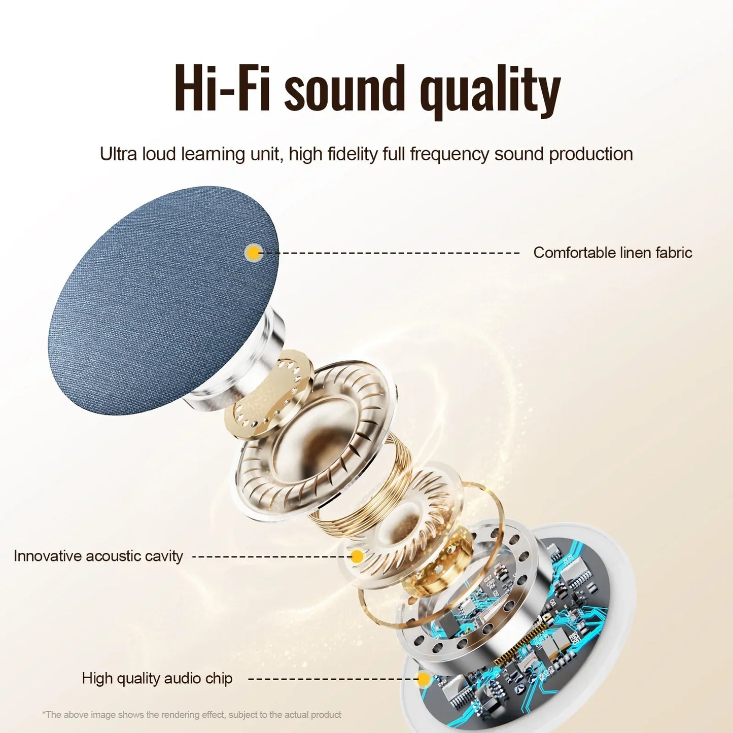 Ultra-Slim Under-Pillow Sleep Speaker with HiFi Bone Conduction & Noise Reduction