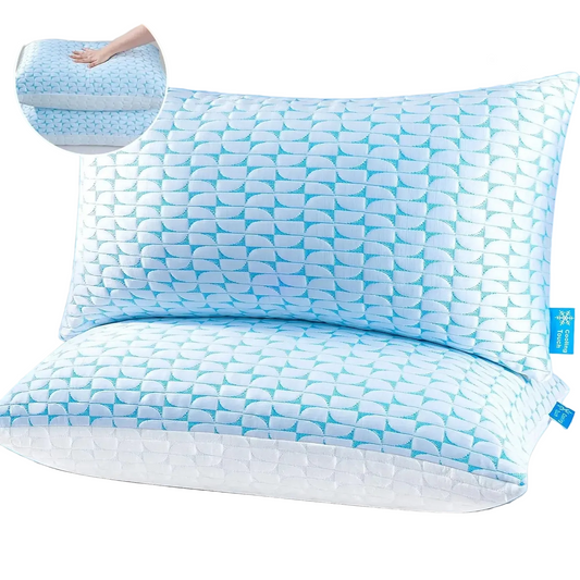 Shredded Memory Foam Pillows - Set of 2 Firm