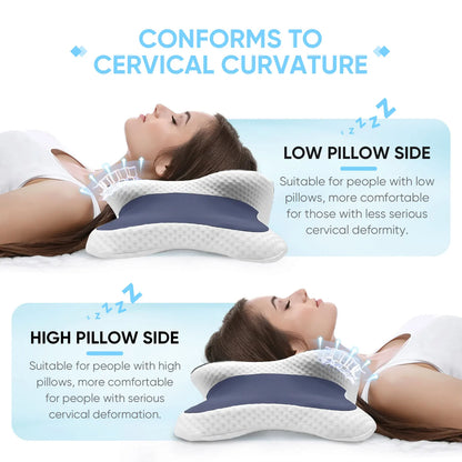 Butterfly Memory Foam Pillow - Cervical Pillow for Neck Pain Relief
